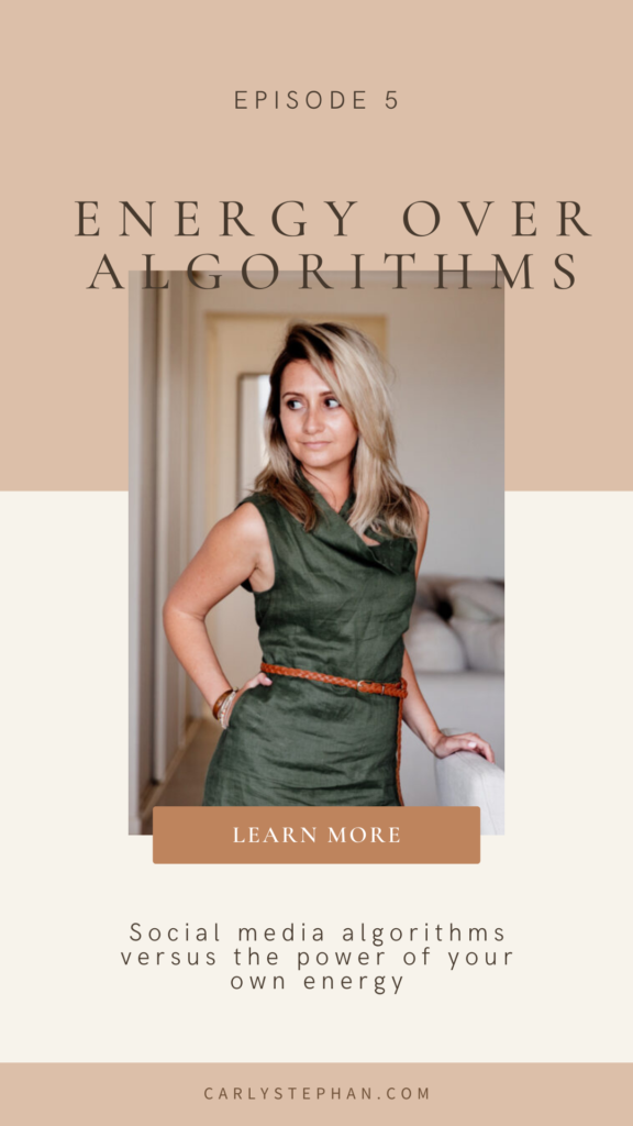 Energy Over Algorithms — Carly Stephan