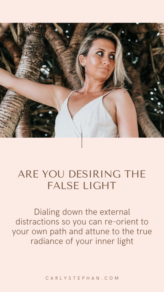 Are You Desiring The False Light? — Carly Stephan