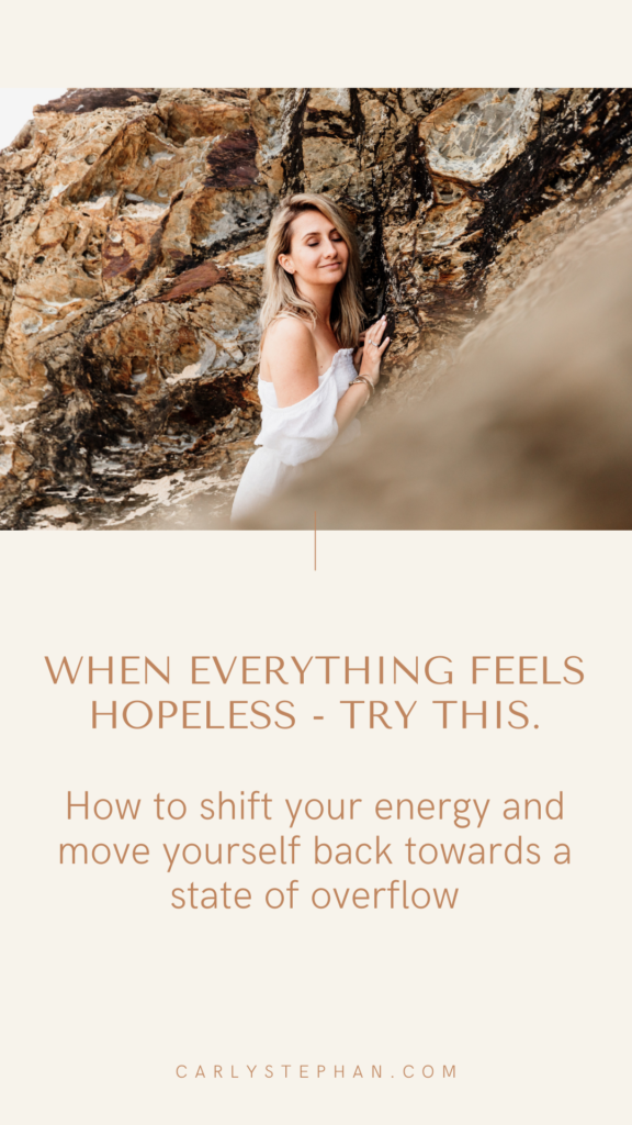 When Everything Feels Hopeless - Try This. — Carly Stephan